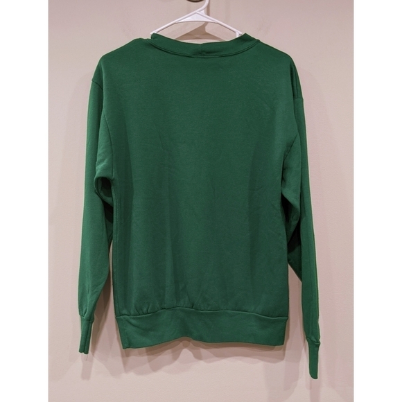 Vintage Christmas Lightweight Sweater Wish You a Merry Size Medium - Picture 5 of 5